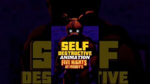 FNAF ANIMATION SELF DESTRUCTIVE #fivenightsatfreddys